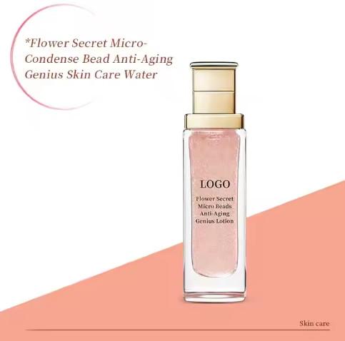 Natural Face Toner Private Label Flower Secret Micro-Condensation Beads Genius