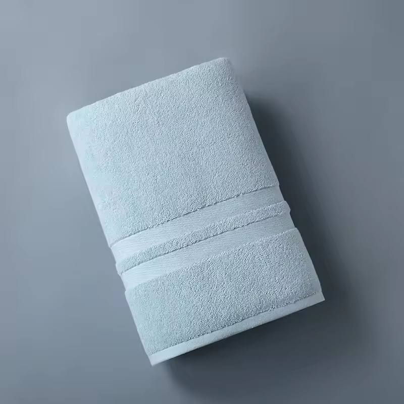 Customized Color Hypoallergenic Towel Set 100% Cotton Thicker Plus Soft Absorbent