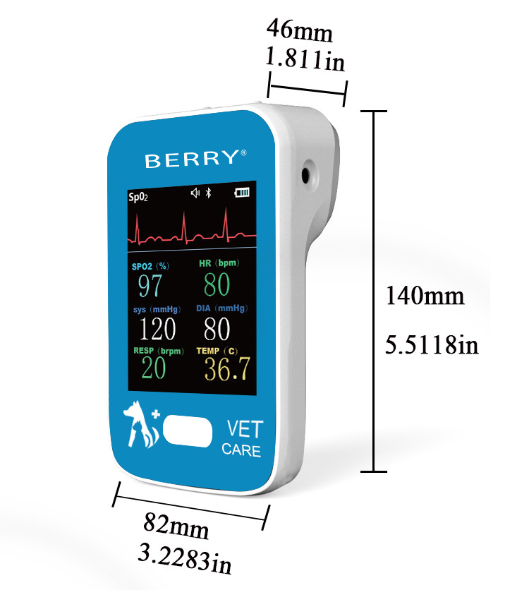 AM6100 multi Parameter Bluetooth Veterinary Patient Monitor Medical Device Equipment