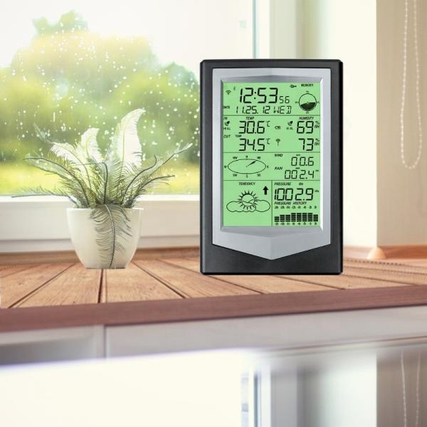 WS2040 Wireless Indoor And Outdoor Weather Station High Accuracy Temperature ±1