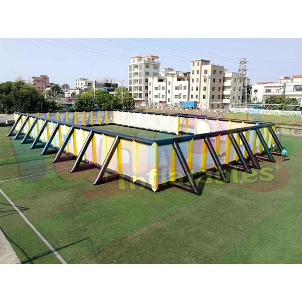 Giant Inflatable Sports Arena , 0.4mm PVC Tarpaulin Commercial Inflatable