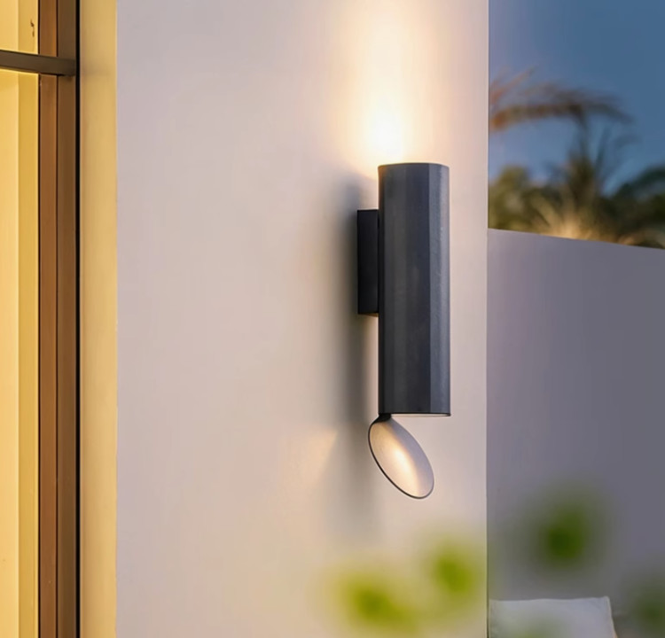 Outdoor waterproof minimalist modern simple villa courtyard background wall lamp high-grade atmosphere personality decorative wall lamp