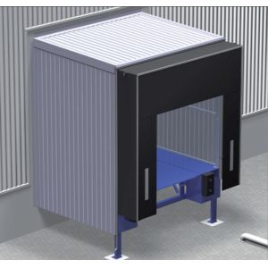 Warehouse Inside Loading Dock Shelters Commercial Container Airbag Adjustable