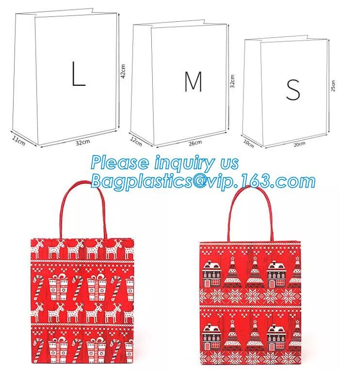 Custom Printed Accept Wholesale Stock White Brown Kraft Paper Shopping Bag With Handle No Minimum, carrier handle bags