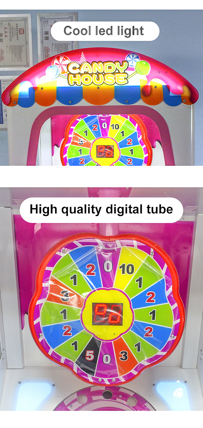 Coin Operated Arcade Candy Lollipop Game Machine For Shopping Mall