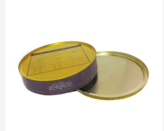 0.28mm Biscuit Tin Container 4 Colors Mooncake Tin Box