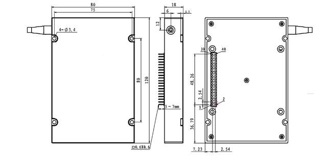 Low Insertion Loss Fiber Optic OLP Optical Line Protection System LC/UPC Chassis