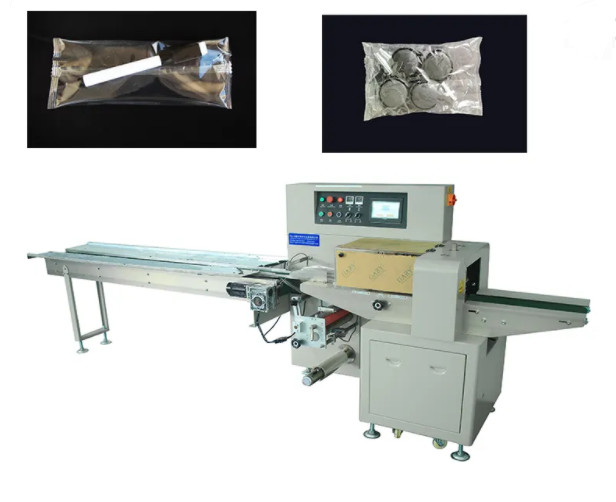 Horizontal Pillow Packing Machine 60HZ Wrapping Packing Machine