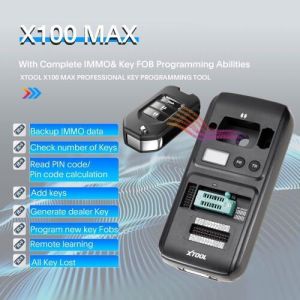 2025 XTOOL X100 MAX Auto Key Programmer IMMO Elite Diagnostic Tools With KC501