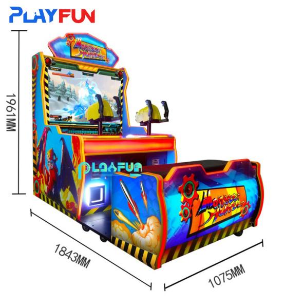 PlayFun resort hotel Monster hunter coin banknote bill token operated fast-paced