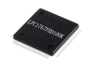  Microcontroller MCU LPC1767FBD100K 32Bit Microcontrollers Chips 100-LQFP 100MHz Manufactures