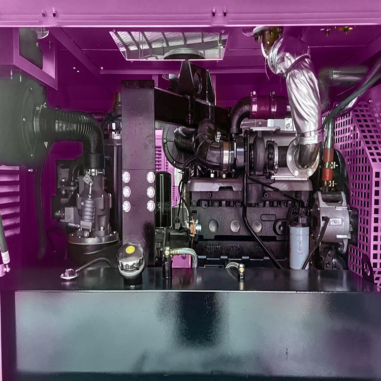 High Pressure Screw Air Compressor Mining Diesel Engine Screw Air Compressor Machine