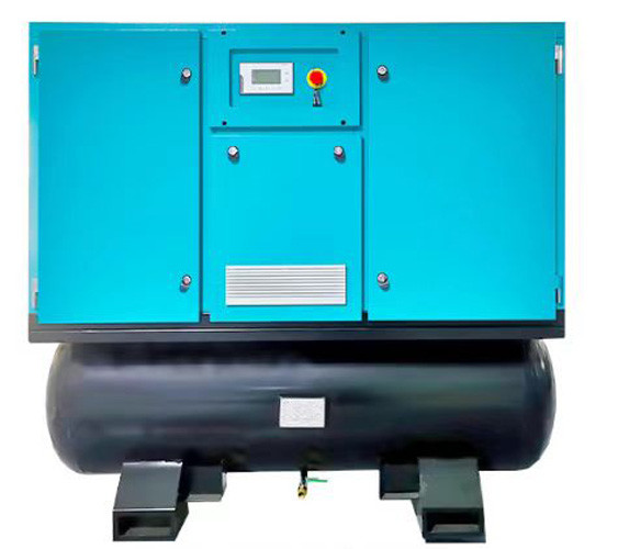 VSD Industrial Screw Air Compressor With Permanent Magnet Frequency Conversion Motor