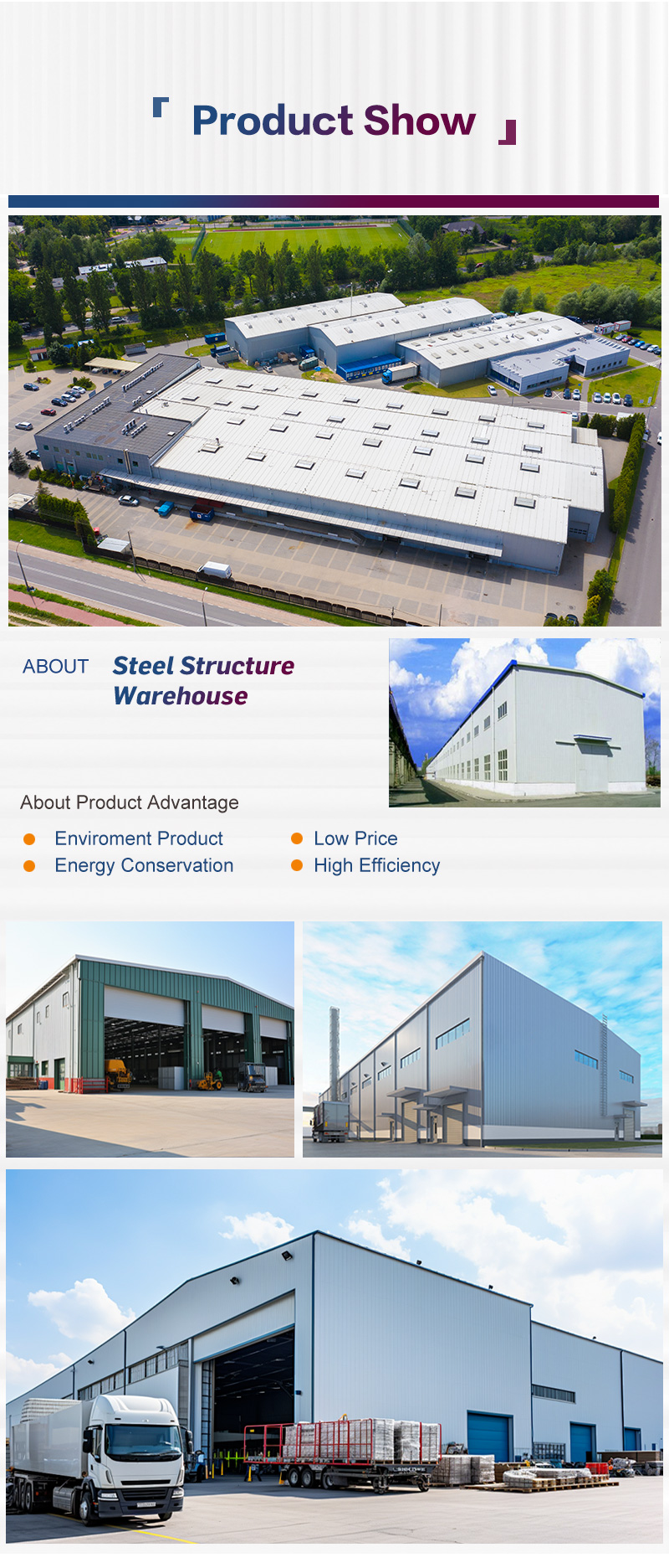 Strong Portal Frame Steel Structure Construction , Lightweight Steel Frame Construction