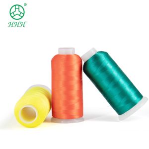 OEM ODM Acceptance 120D/2 Viscose Rayon Embroidery Thread with Plastic Cone