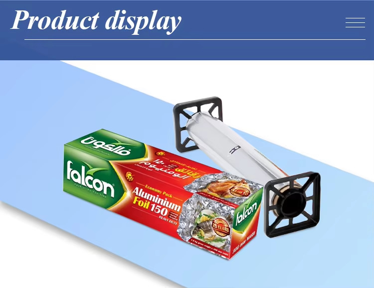 0.018x300mm Aluminum Foil Wrapper 100m Foil Roll For Kitchen Food