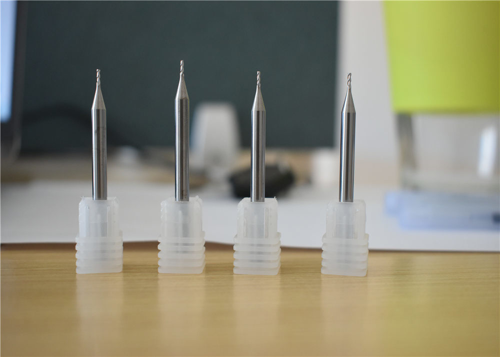Diameter 3mm Micro Solid Carbide End Mill Precision 0.01mm