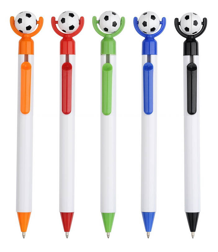 Logo printed personalized stationery orange ball pen