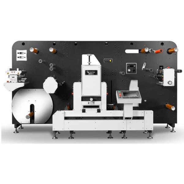 Single Station High Speed Label Die Cutting Machine 200T Pressure ±0.1mm