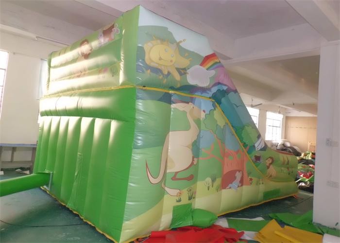 Customized Lovely Full Print Commercial Inflatable Swimming Pool Slide