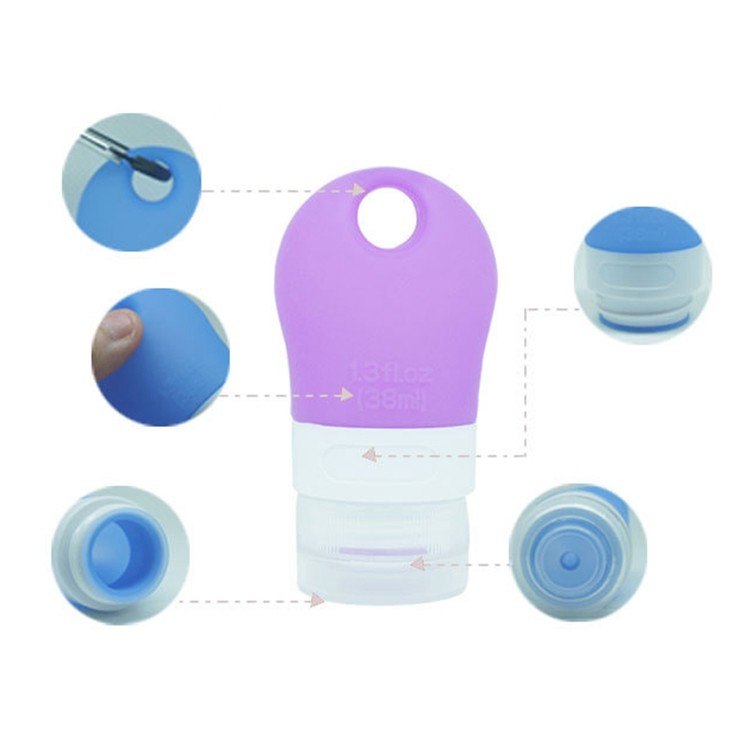 EASY TO SQUEEZE Travel Size Toiletry Bottles Lovely And Exquisite Appearance