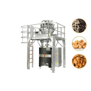 10-70BPM Weigher Packing Machine VFFS 4 Cartons Dual Servo