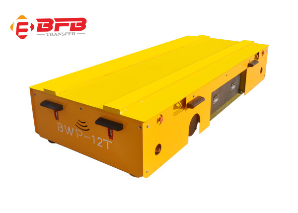 Rechargeable Electric Platform Trackless Transfer Cart For Workshop
