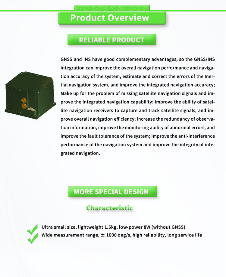UNIVO UBTS900Y Intelligent Navigation Three Axis Integrated Inertial Navigation System
