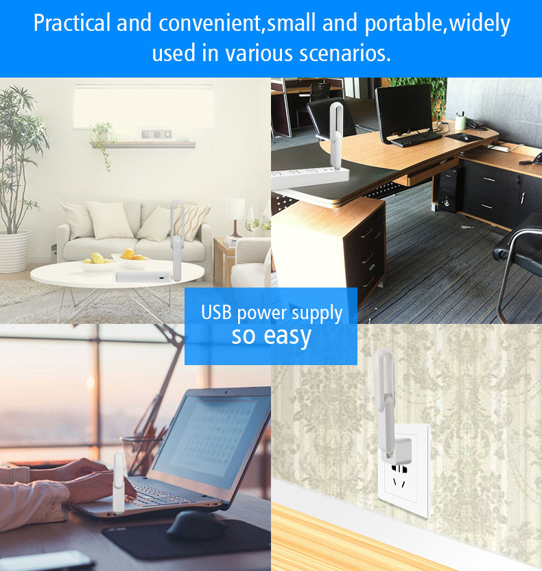 White 300mbps Wifi Range Extender Mini 300Mbps Wireless Repeater