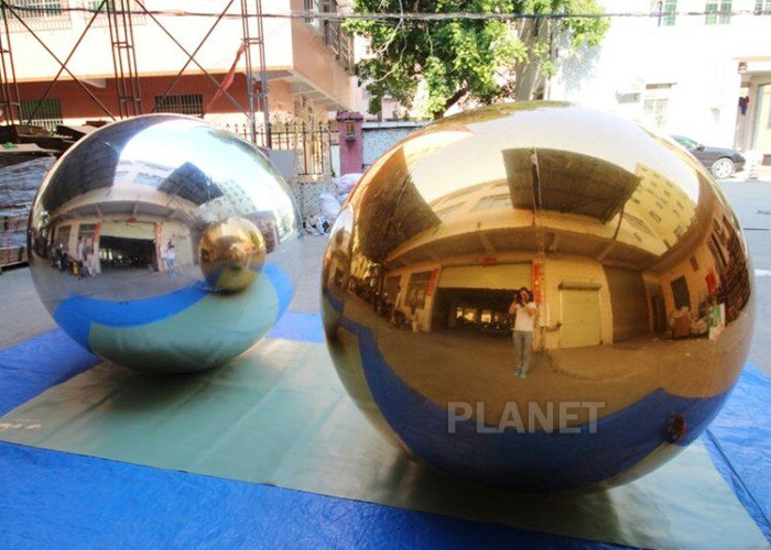 Damp Proof Inflatable Mirror Balloon For Event Decoration High Tear Strength