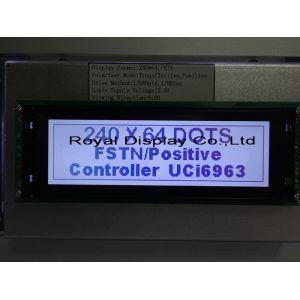Custom Size 240X64 STN Parallel FFC UC1611s Controller Graphic LCD Module