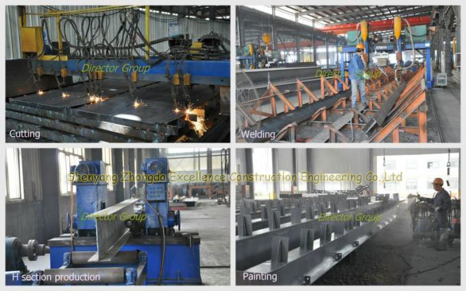 multi floor welding prefab steel structure dome