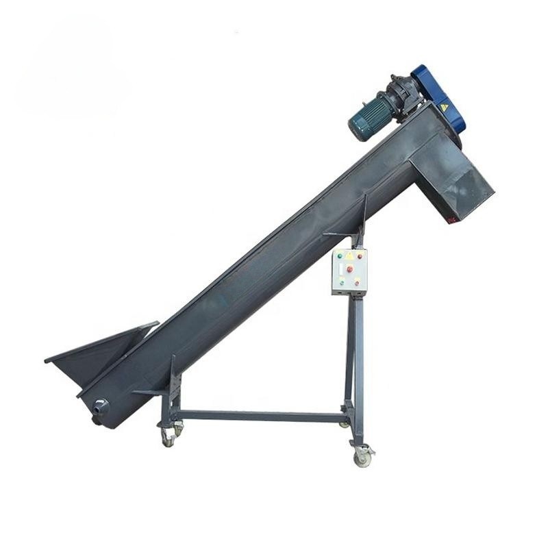 OEM Custom Plastic Screw Loader Feeder Screw Conveyor for Waste Recycling Lines