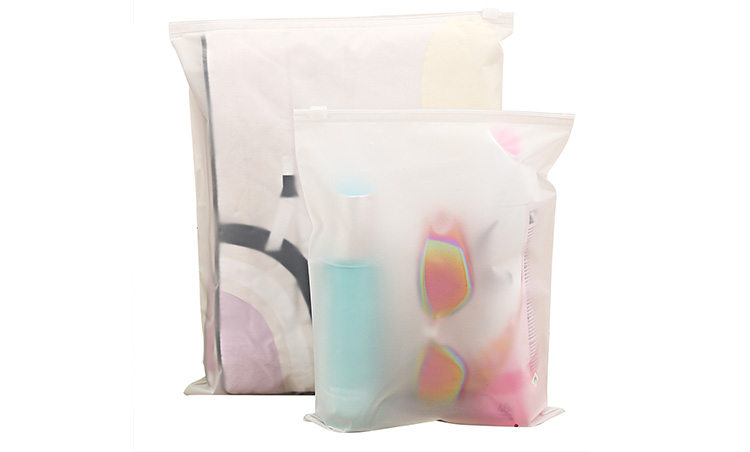Underwear Transparent Sock Storage Frosted Custom Plastic Bags Gravure Printing