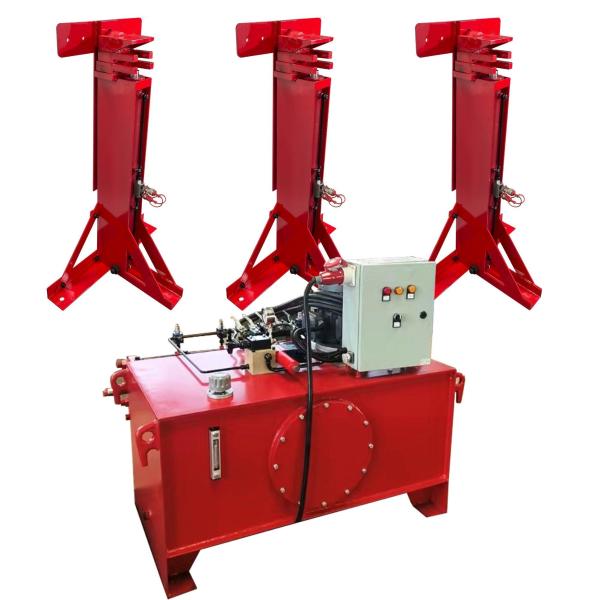 Simple Piston Type Hydraulic Lifting Jack System for Red 800mm Min Height Lift