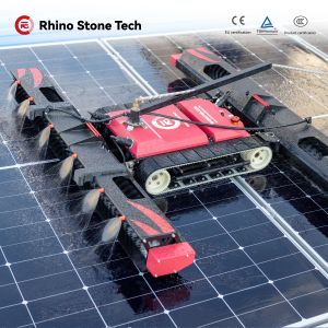 Solar Panel Cleaning Robot Solar Panel Machine Wet and Dry Solar Panel Cleaning