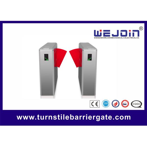 Quality Half Height Safety Access Control Turnstile Gate Flap Barrier Gate for sale