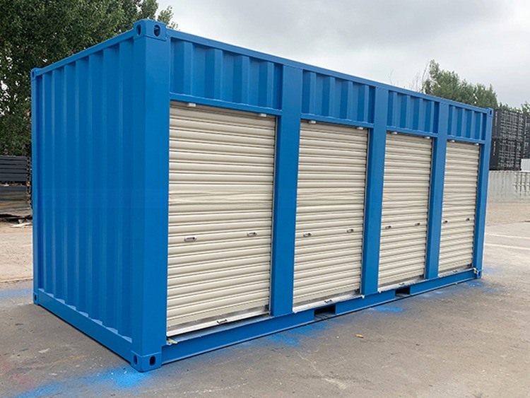 20 Feet Length Roller Shutter Door Self Storage Shipping Container 20ft