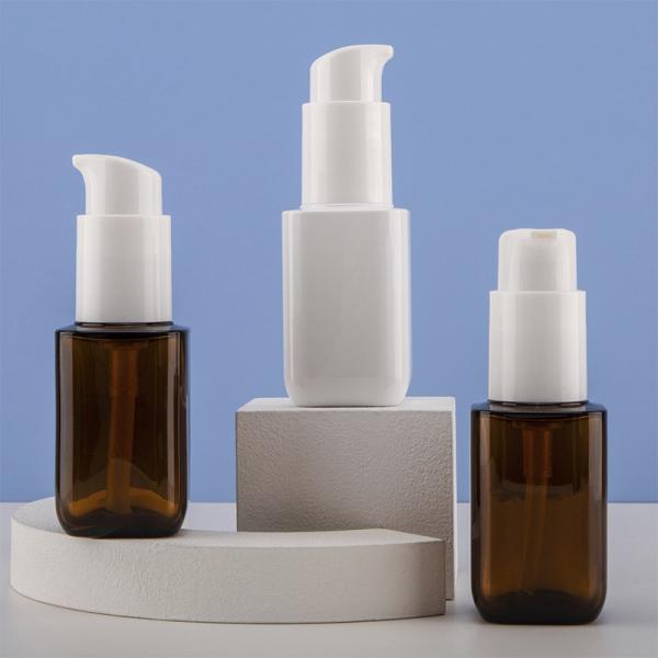 PET Plastic Lotion Packaging Press Empty Bottle For Cosmetic Foundation Liquid
