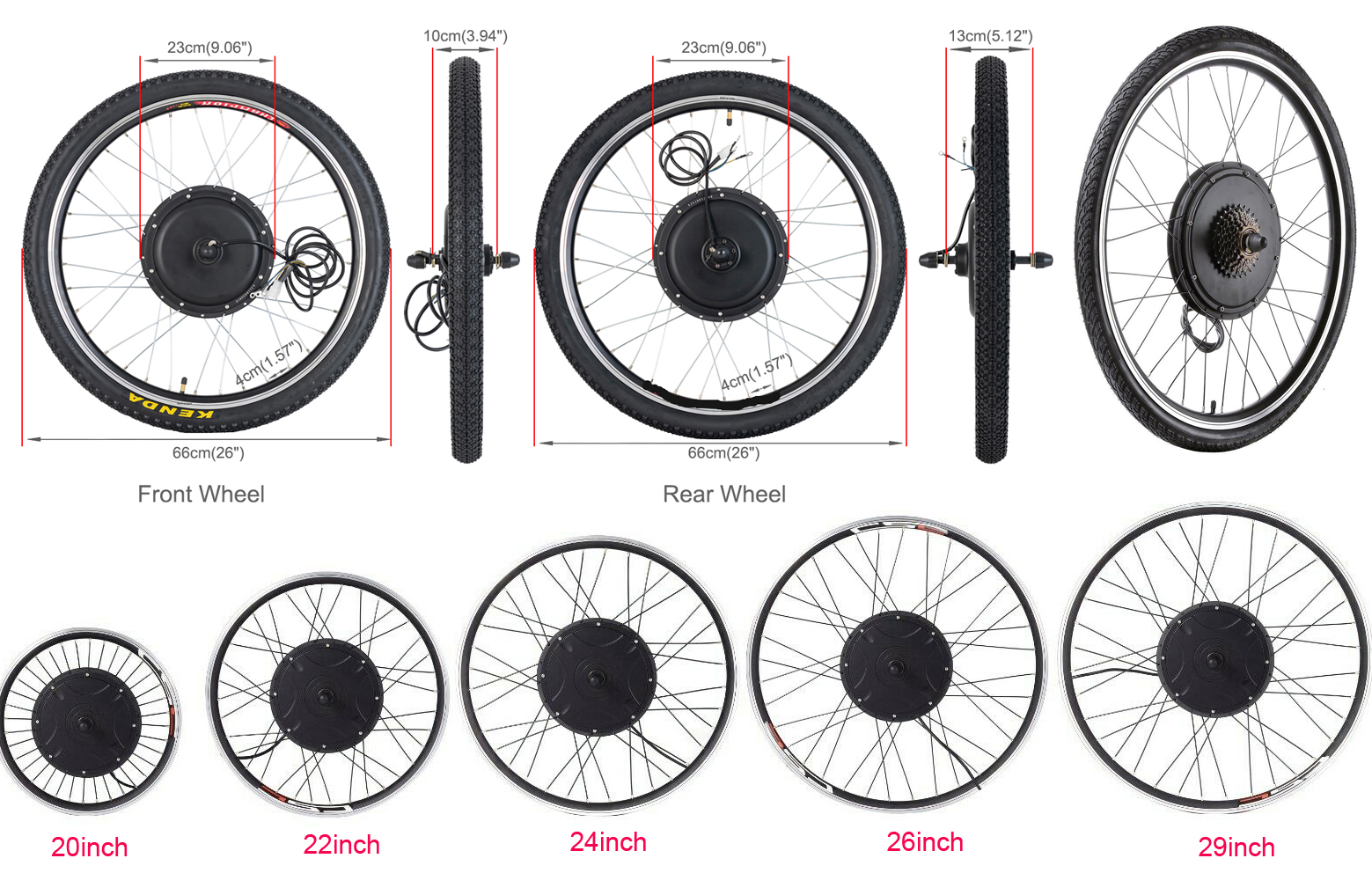 Wholesale Factory low price High power of 3000w 5000w e bike conversion kit for sale