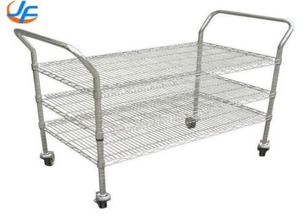 RK Bakeware China Foodservice NSF Stainless Steel Serving Cart Rolling Cart