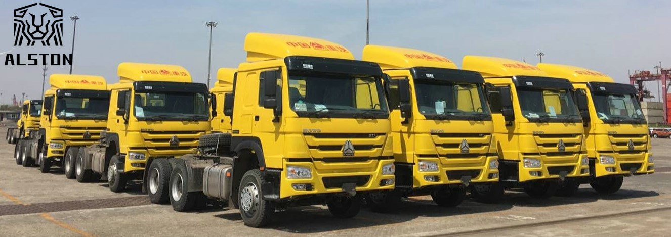 Second Hand Howo Tractor Head 6*4 375hp Tractor Units