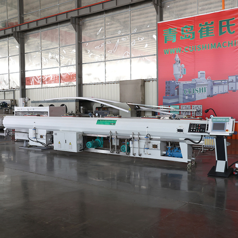 PE HDPE LDPE PPR Plastic Water Gas Oil Supply Pipe Tube Extrusion Production Line Single Screw Extruder Pipe Making Machine