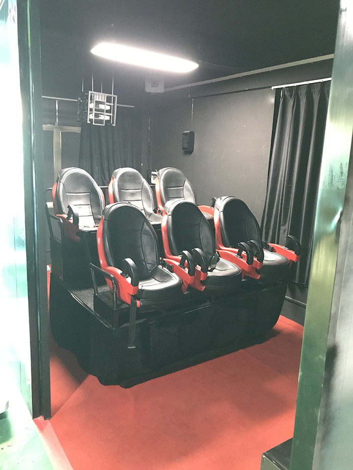 Theater 4D Virtual Reality Chair , 12D or 9D Simulator Game Machine