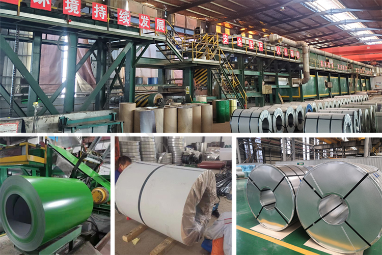 JIS/BS/EN/ASTM Standard Prepainted Galvanized PPGI Coils for Corrugated Sheet Making and Color Coated Steel Coil PPGI