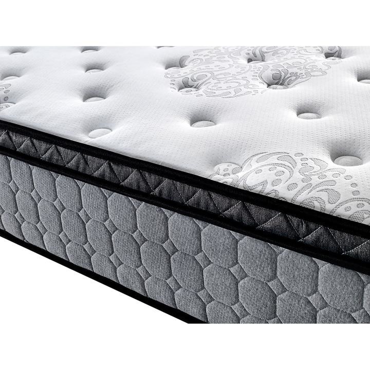 Easy Zipper Memory Foam Bed Mattress Grey Color Full Size 30lbs Weight