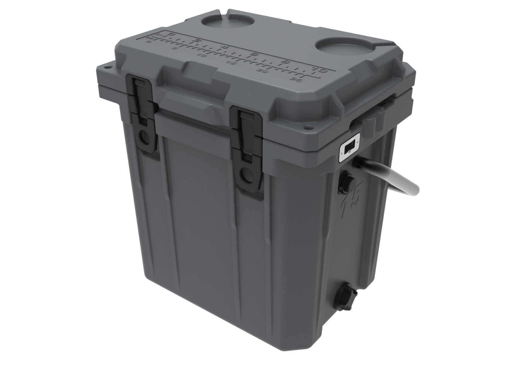 U3+ Rugged Rotomolded Ice Box Weather Resistant 15QT Capacity