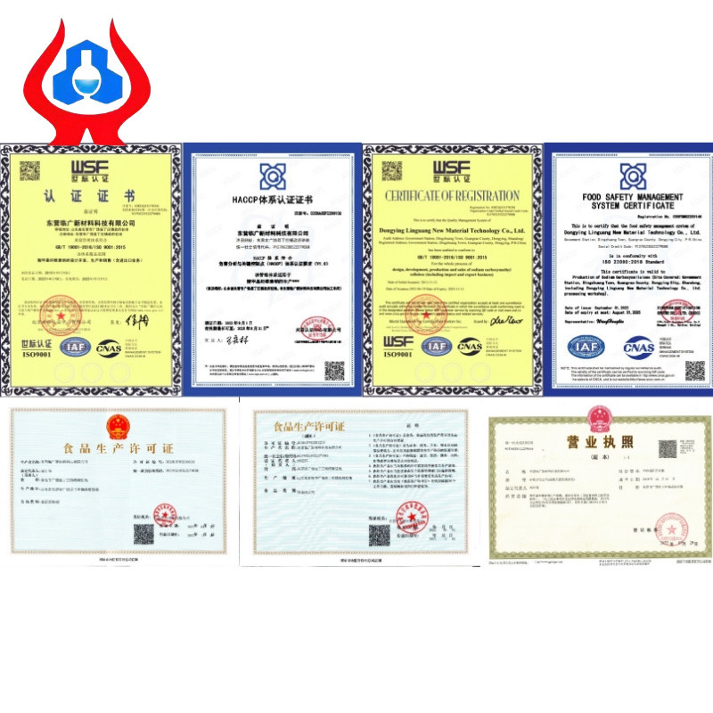 FVH9-4 Food Additive Ice Cream Use Thickener Carboxymethyl Cellulose Sodium Cmc Factory Price 25kg Package White Powder