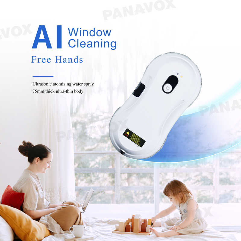 Private Mold Commercial Window Cleaning Robot 2.8KPa 3mins/M2 Building Glass Cleaning Robot