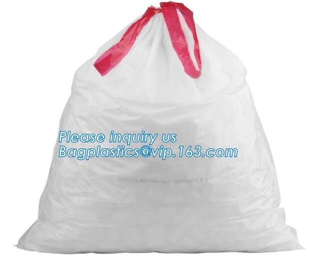 Drawstring Medium Trash Bags Car Trash Bag,8-9 Gallon Garbage Bags for Home Office Kitchen, 30-35 Liters Trash Can Liner